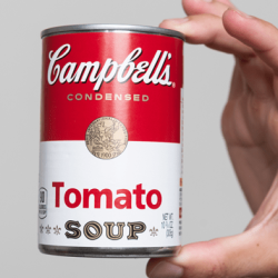 Campbell's soup labels for education