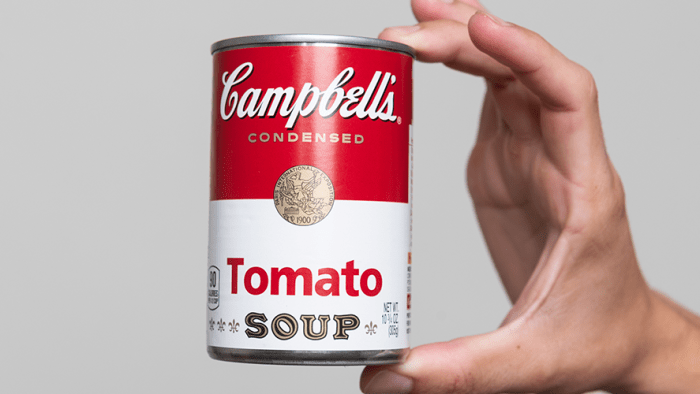 Campbell's soup labels for education