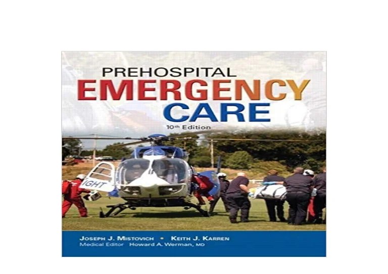 Prehospital emergency care 12th edition