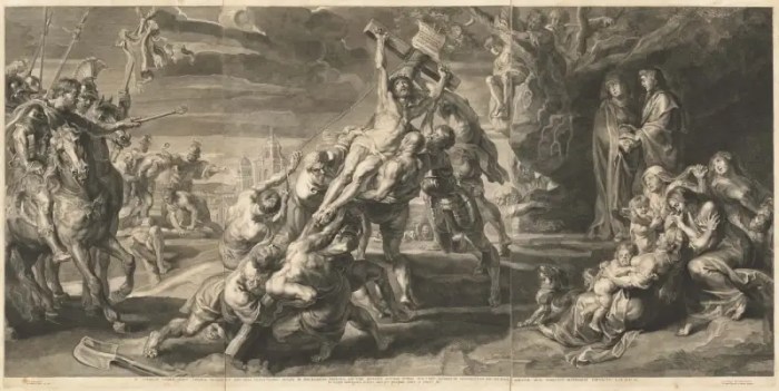 The elevation of the cross peter paul rubens