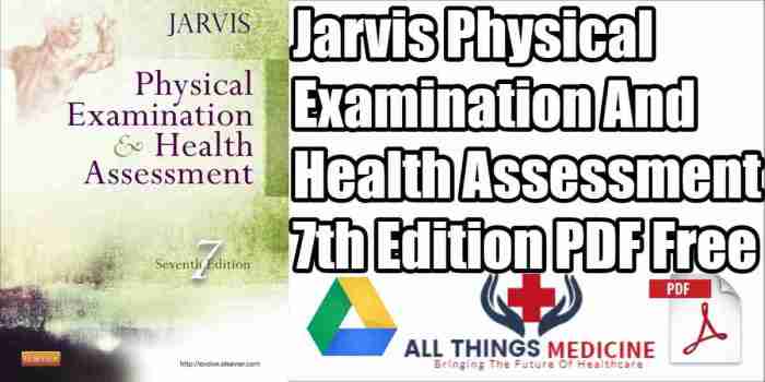 Jarvis physical examination and health assessment test bank